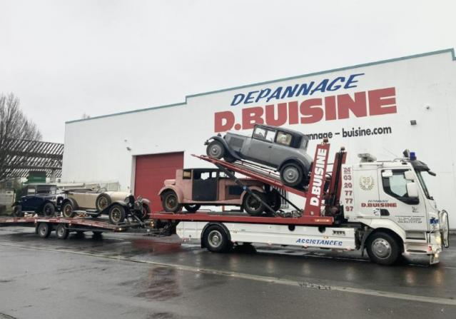 transport de véhicule sur plateau